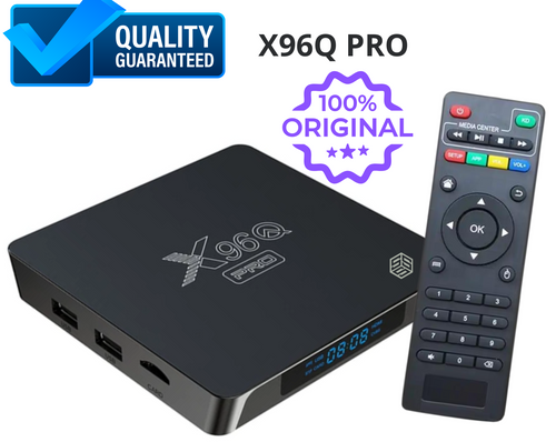 X96Q Pro Meilleur Android TV Box Smart Ultra HD 4K,IPTV,Netflix,Youtube, Google Play Store, 2g/16g