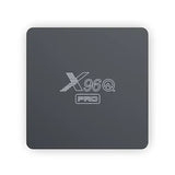 X96Q Pro Meilleur Android TV Box Smart Ultra HD 4K,IPTV,Netflix,Youtube, Google Play Store, High-Tech, Wi-Fi Dual Band, 1g/8g ou 2g/16g