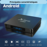 X96Q Pro Meilleur Android TV Box Smart Ultra HD 4K,IPTV,Netflix,Youtube, Google Play Store, 2g/16g