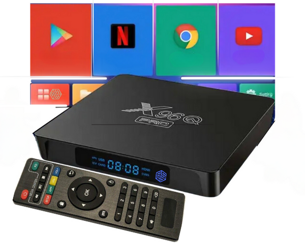 X96Q Pro Meilleur Android TV Box Smart Ultra HD 4K,IPTV,Netflix,Youtube, Google Play Store, 2g/16g