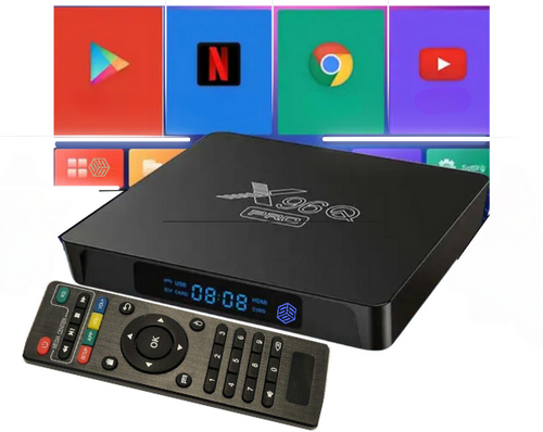 10pcs Android 10 X96Q Smart TV BOX 2Go 16Go 4K Netflix Assistant Google  Play Store Application gratuite Fast Multimédia Box - Cdiscount TV Son Photo